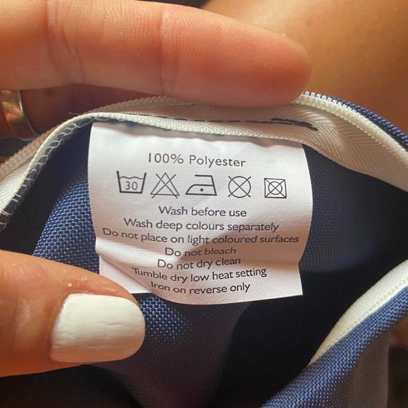 OUTDOOR NAVY PILLOW CASE COVERS - Picture 5 of 5